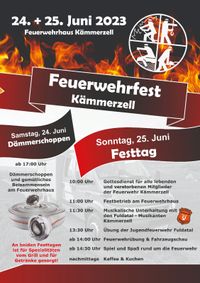 Feuerwehrfest Plakat